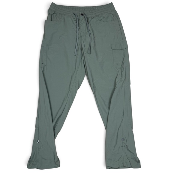 Columbia Pants - Columbia Womens Sage Green Nylon Hiking Cargo Pants Size M 27L XL9807